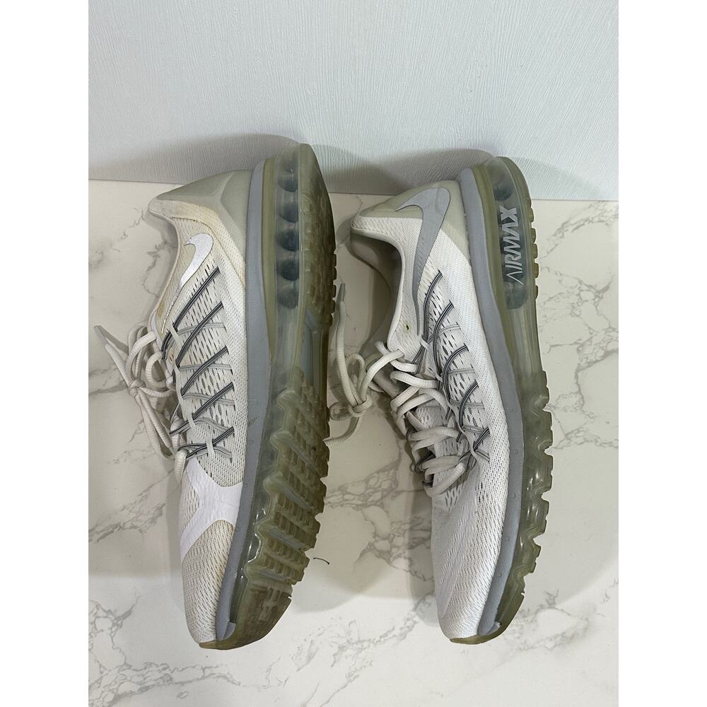 Nike Air Max 2015 'White Metallic Silver men’s shoe sneaker size 14